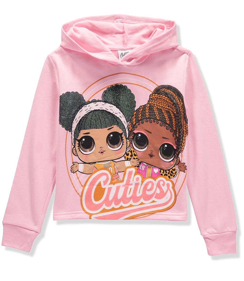 L.O.L. Surprise! Girls 4-16 Long Sleeve Skimmer Hooded Sweatshirt