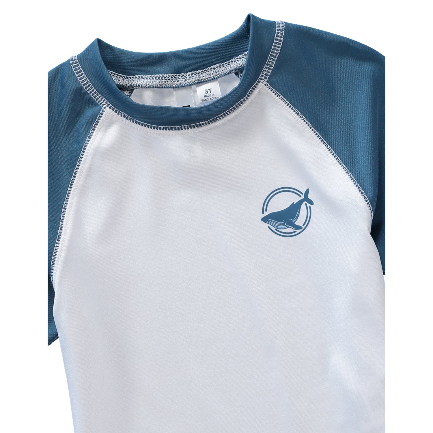 KIMU Boys 4-7 Whale 2-Piece Rashguard Set