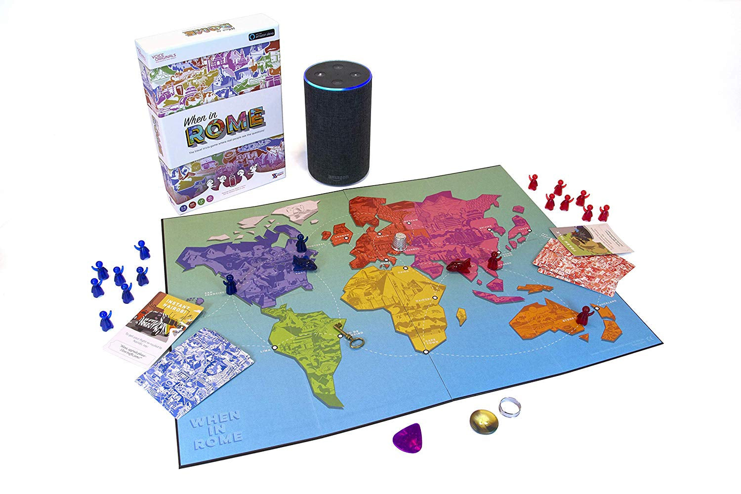 Sensible Object When In Rome Travel Trivia Game