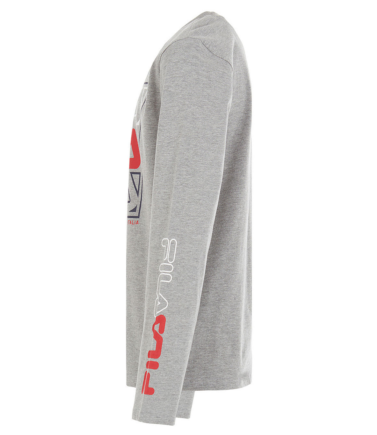 FILA Boys 8-20 Long Sleeve Stacked Box Logo Graphic T-Shirt