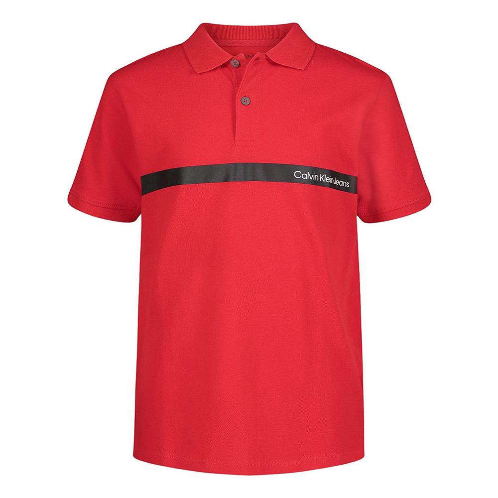 Calvin Klein Boys 8-20 Boxed Graphic Polo Shirt