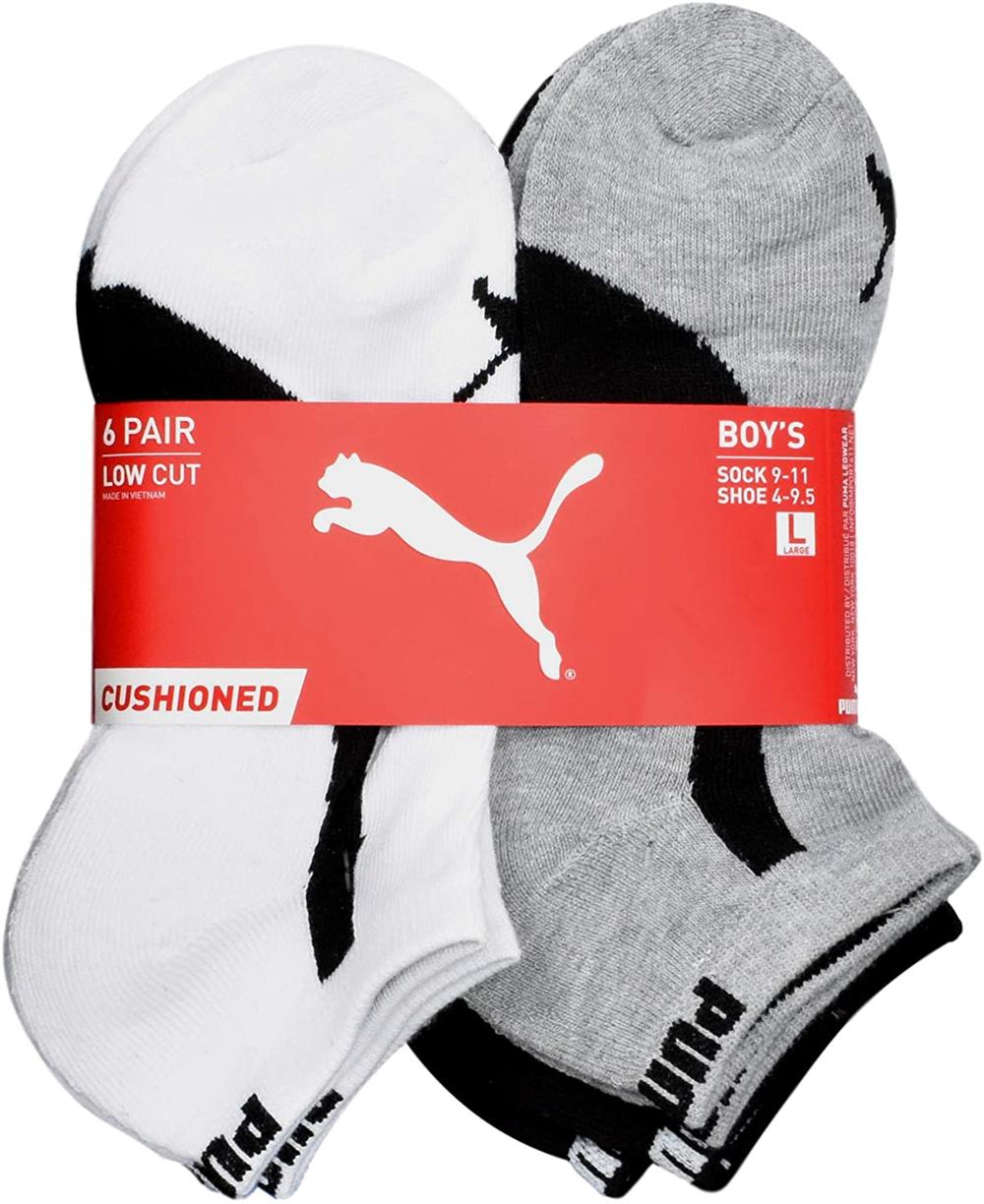 Puma Cushion Low Cut Socks - 6 Pack