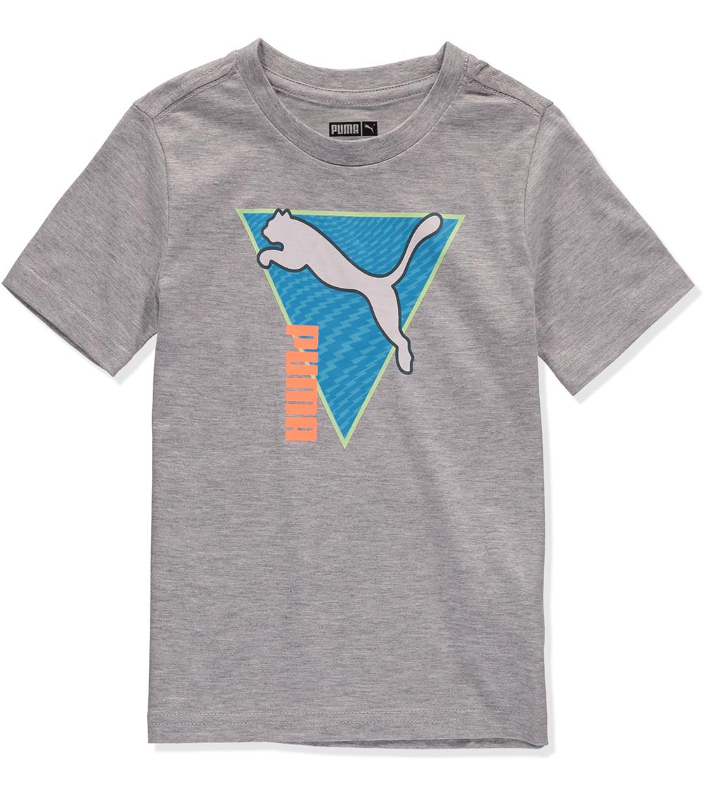 PUMA Boys 4-7 Logo Pack T-Shirt