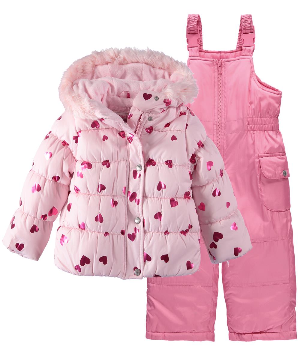 Carters Girls 4-6X 2-Piece Snowsuit