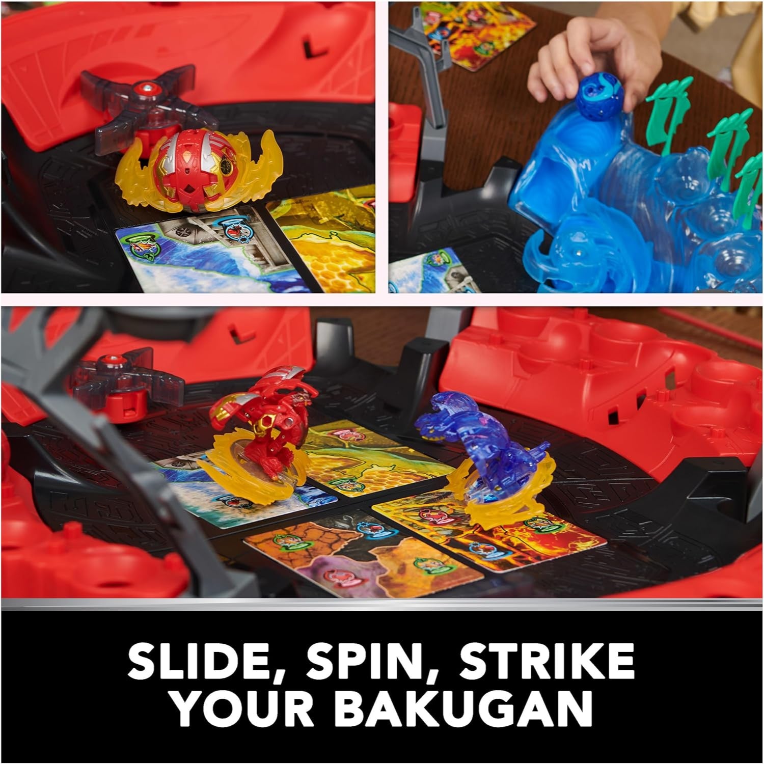 Spin Master Bakugan Battle Arena with Exclusive Special Attack Dragonoid, Customizable, Spinning Action Figure and Playset