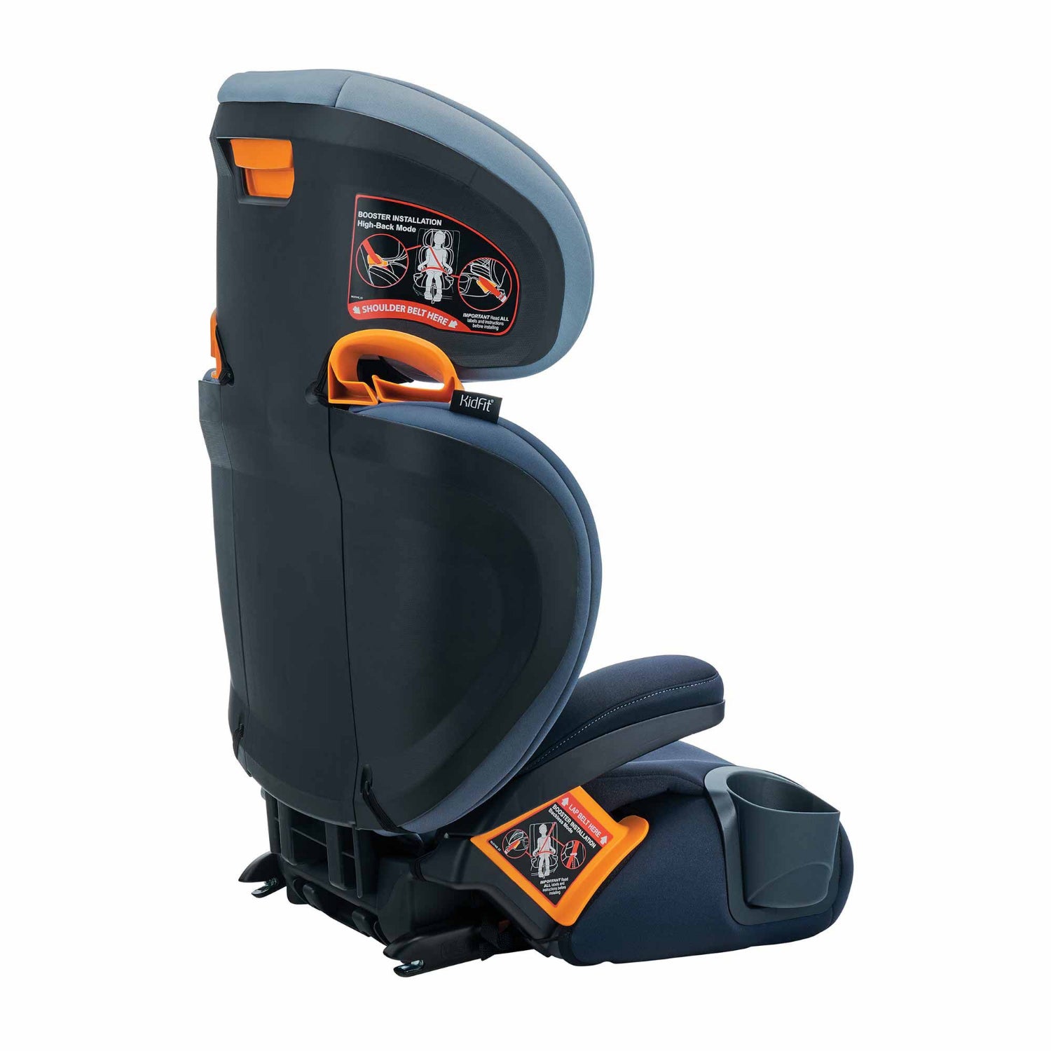 Chicco KidFit ClearTex Plus 2-in-1 Belt Positioning Booster Car Seat