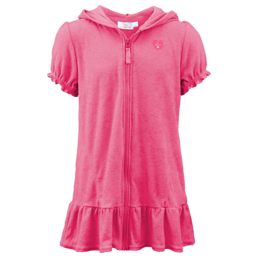 Pink Lemonade Girls 2T-4T Terry Swimsuit Coverup