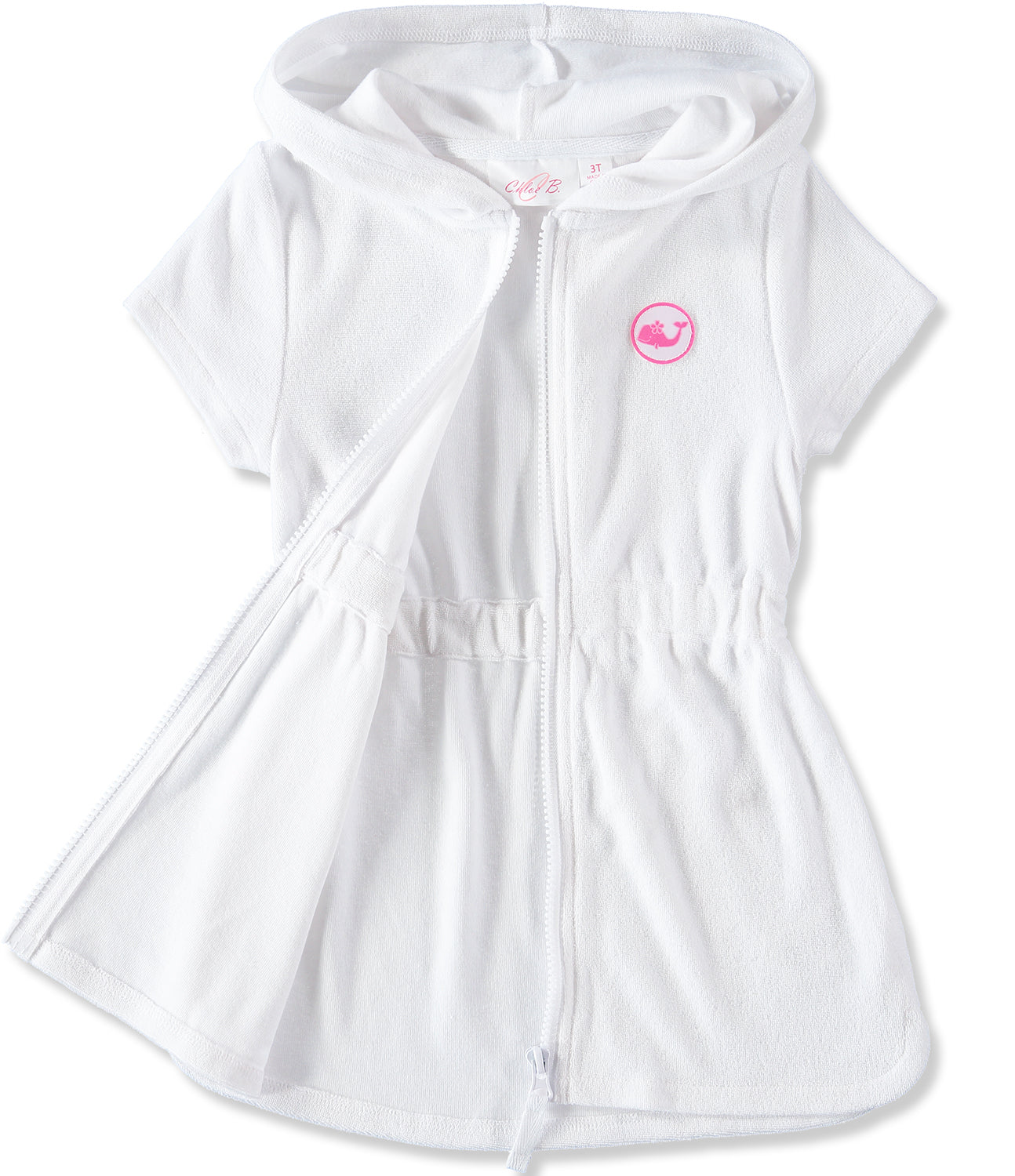 Cyndeelee Girls 2T-4T Terry Swimsuit Coverup