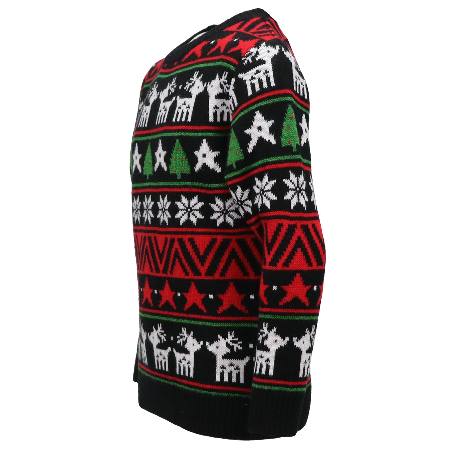 Kimu Boys 2-18 Fairisle Print Sweater