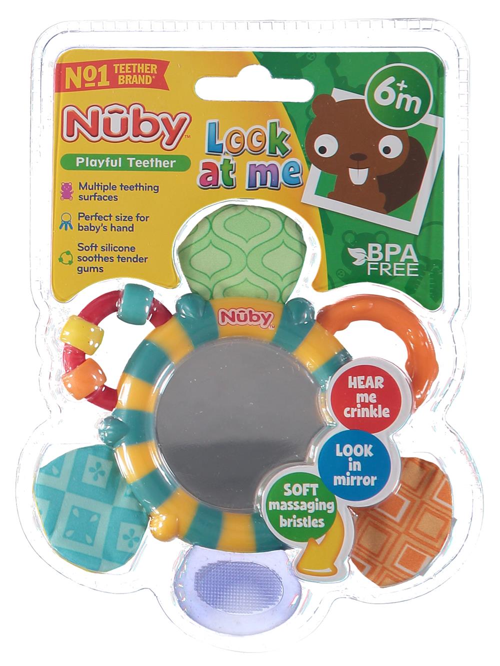 Nuby Look-at-Me Mirror Teether