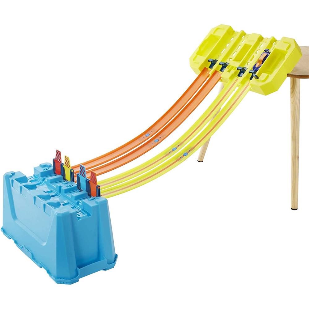 Mattel Hot Wheels Track Builder Playset, Multi-Lane Speed Box