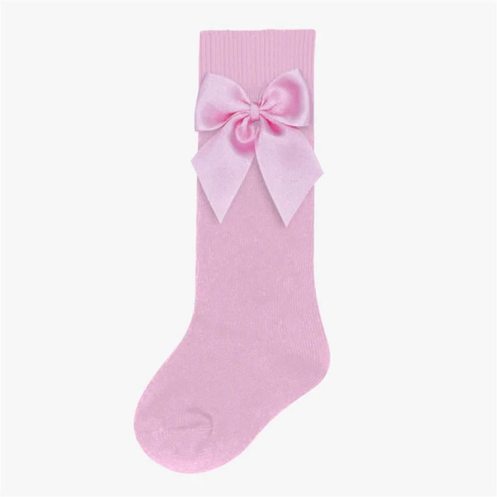 Piccolo Girls Bow Knee High Sock