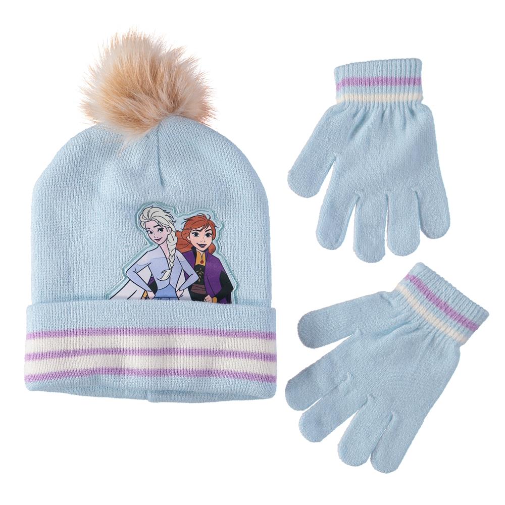 Disney Girls 4-6X Frozen Hat Gloves Set