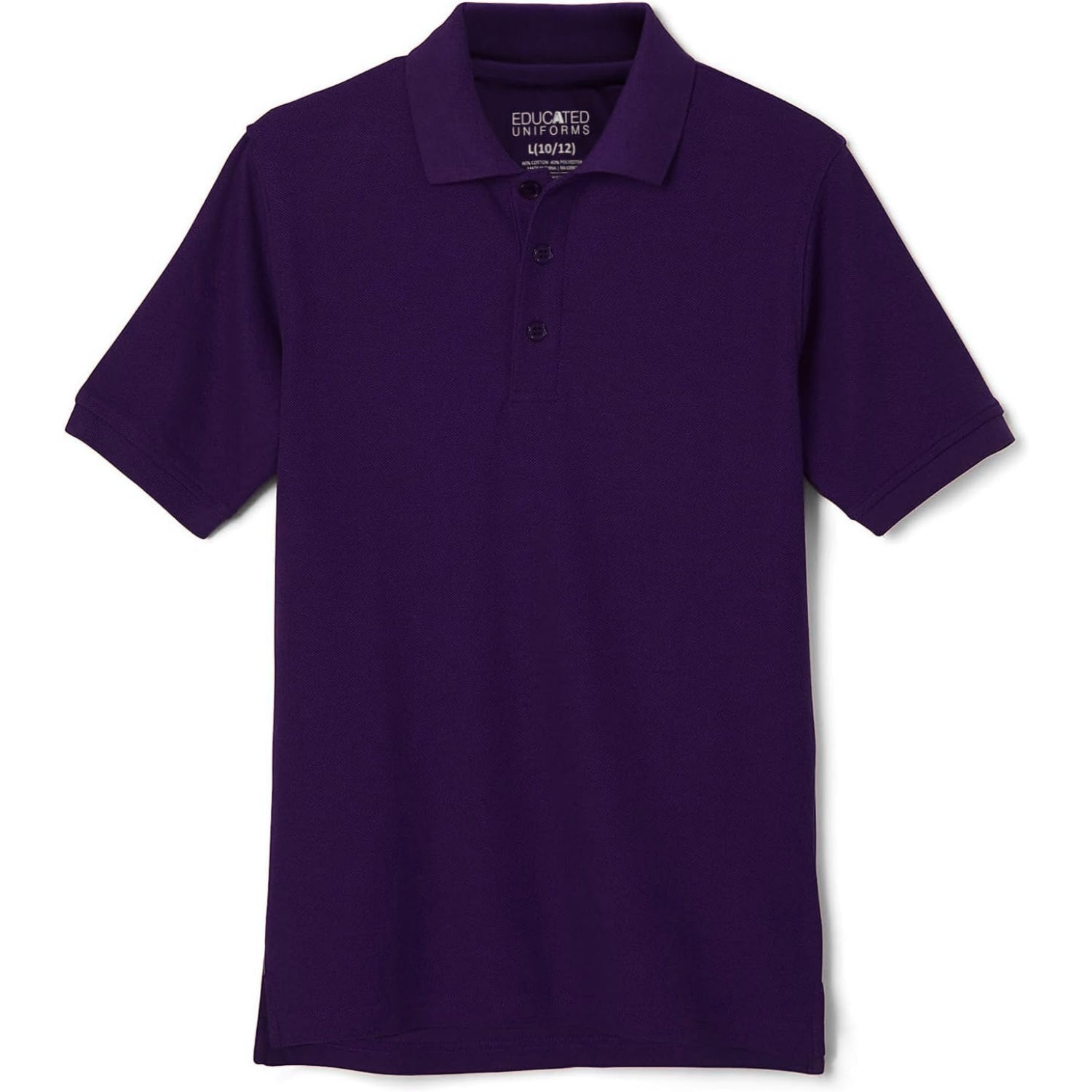 Educated Uniforms Boys 2T-4T Short Sleeve Pique Polo Shirt