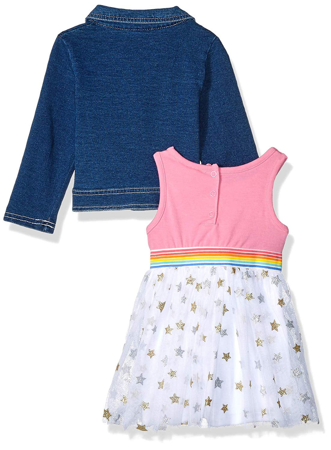 Juicy Couture Girls 12-24 Months Denim Jacket Dress Set