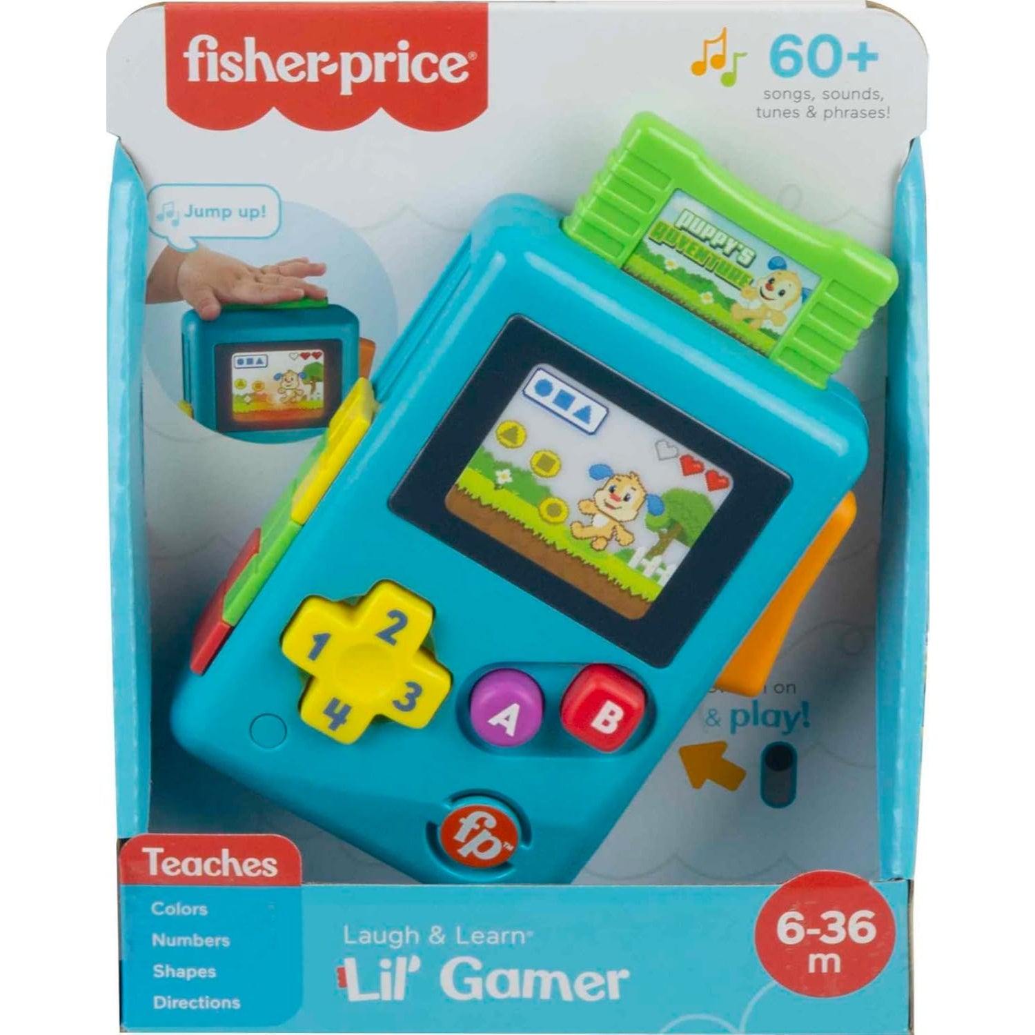 Fisher Price Laugh & Learn Lil’ Gamer Pretend Video Game Learning Toy For infants & Toddlers