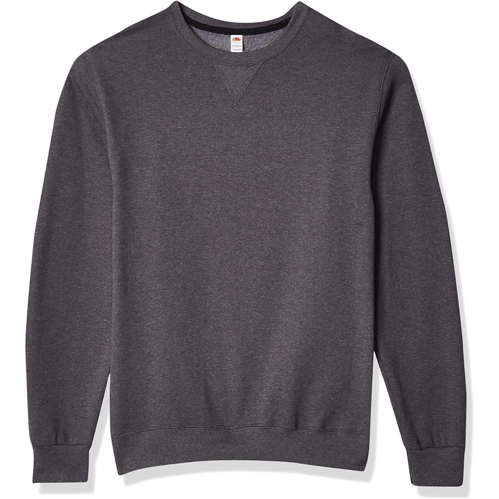 Fruit of The Loom Mens Crewneck Sofspun Fleece Sweatshirt