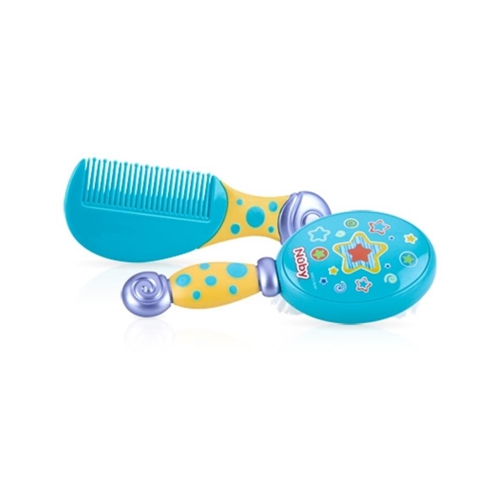 Nuby Comfort Grip Comb & Brush