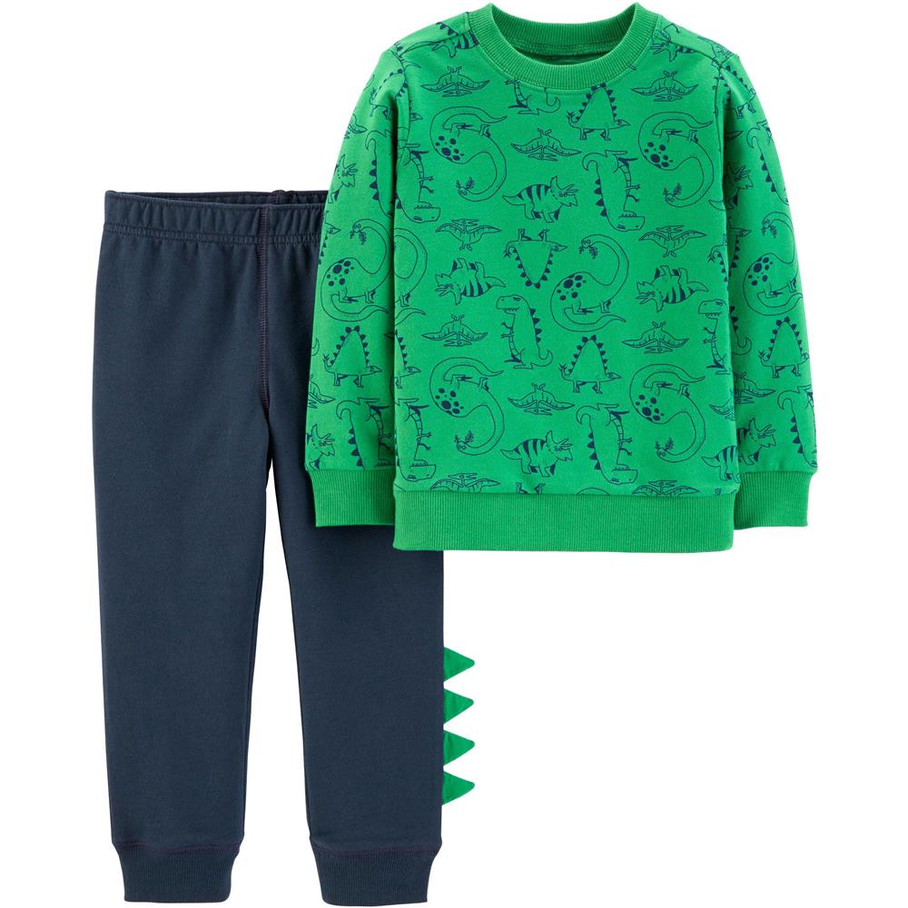 Carters Boys 2T-5T Dinosaur Scale Jogger Set