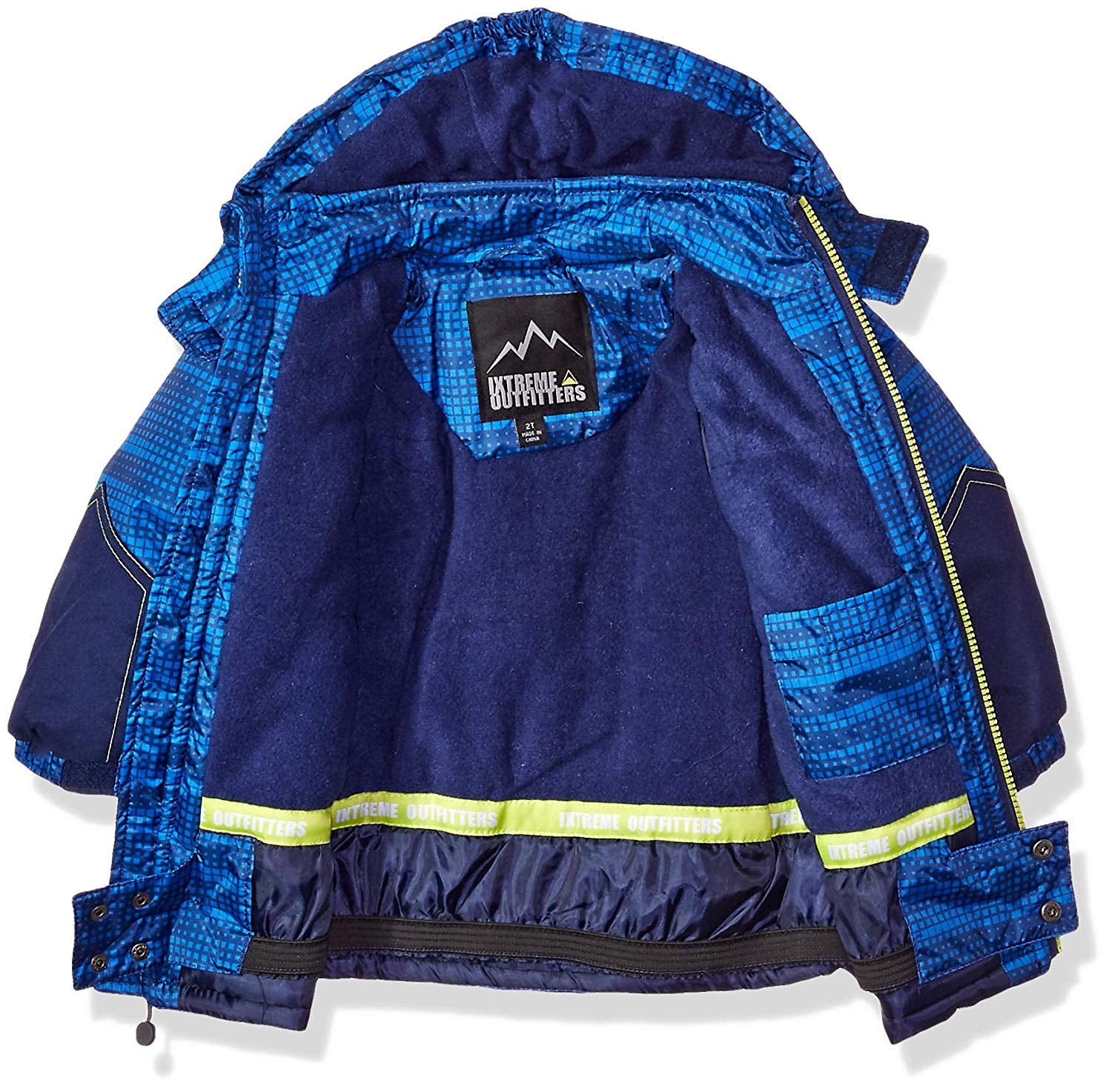 iXtreme Boys 2T-4T Tonal Print Snowsuit with Gaiter