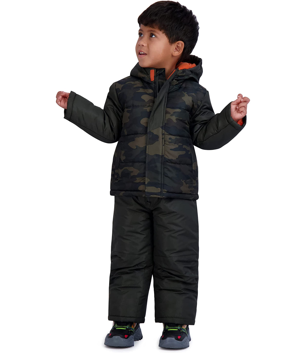 Rothschild Boys 2T-4T Camo 2-Piece Snowsuit