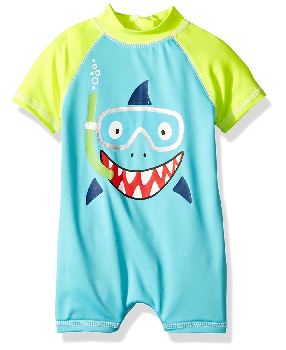 Wippette Boys 9-24 Months Shark Swim Romper