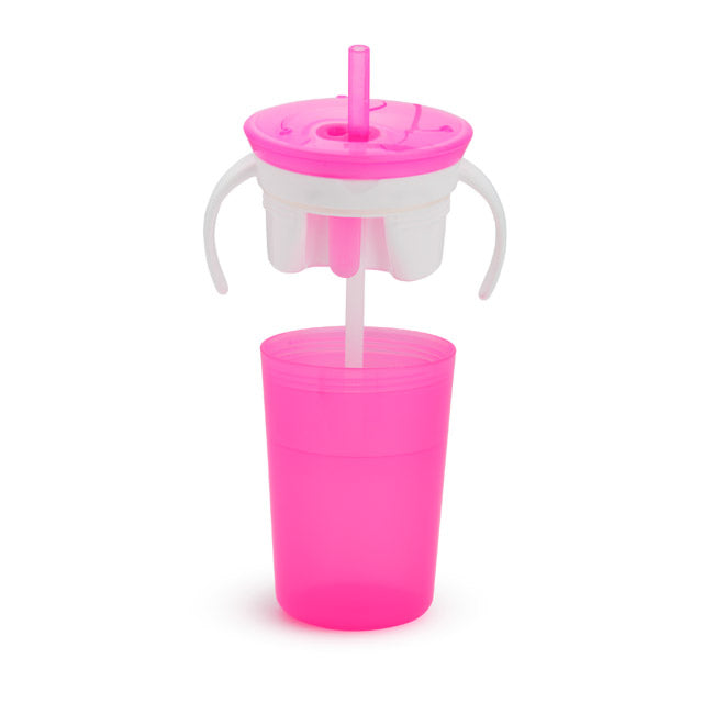 Munchkin SnackCatch & Sip 2-in-1 Snack Catcher & Spill-Proof Cup, Colors May Vary