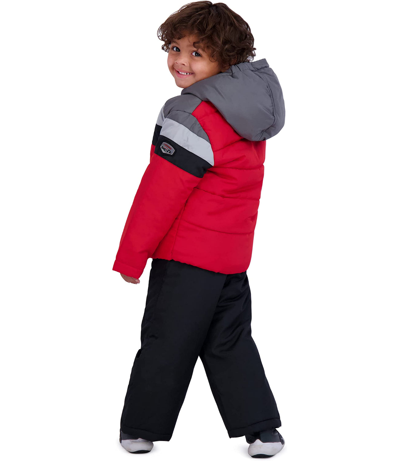 Rothschild Boys 2T-4T Colorblock 2-Piece Snowsuit with Matching Hat