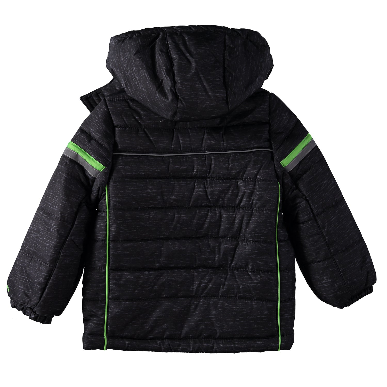 London Fog Boys 4-7 Active Puffer Jacket Winter Coat with Fleece Hat