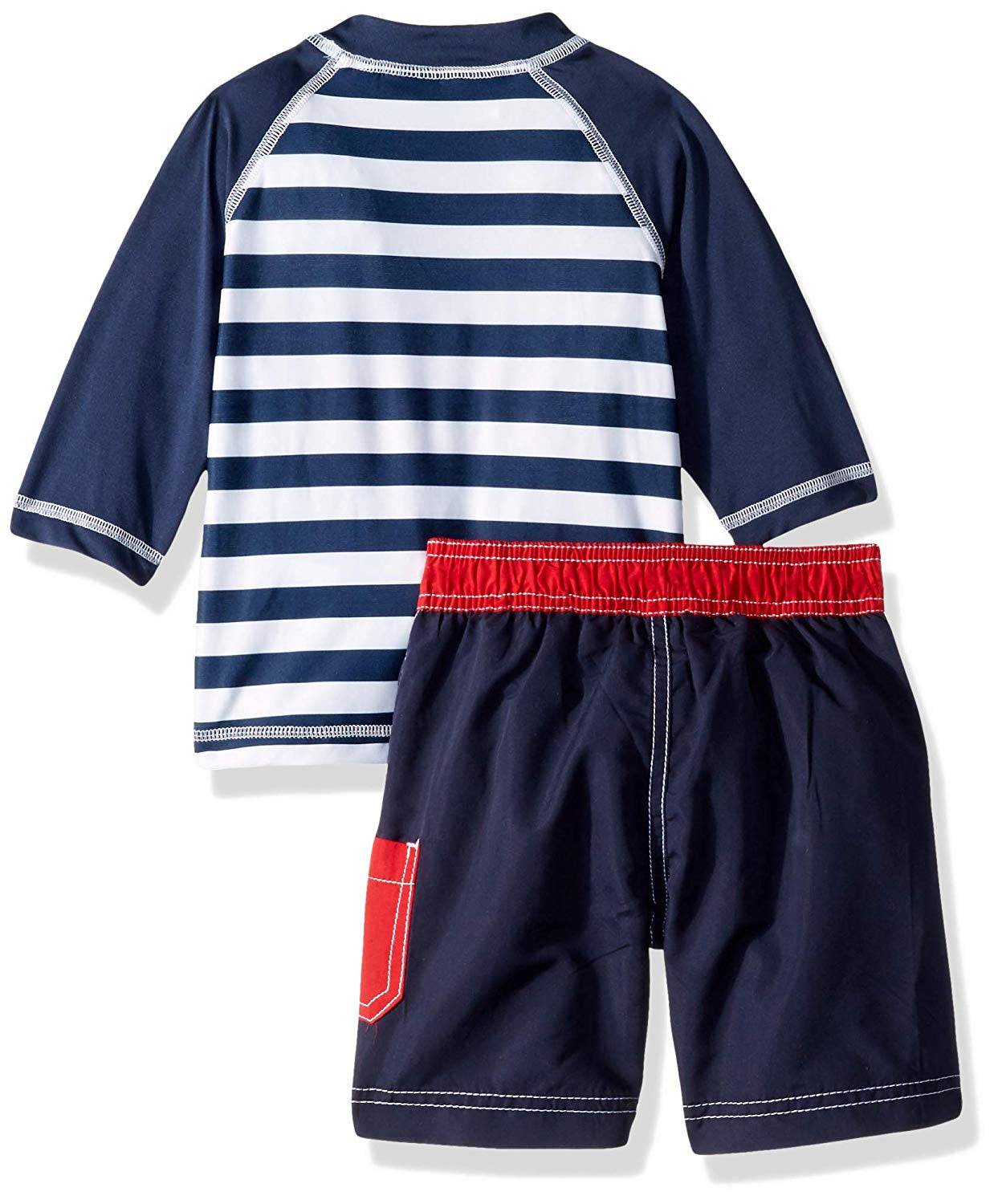 Wippette Boys 2T-4T Crab Rash Guard Swim Set