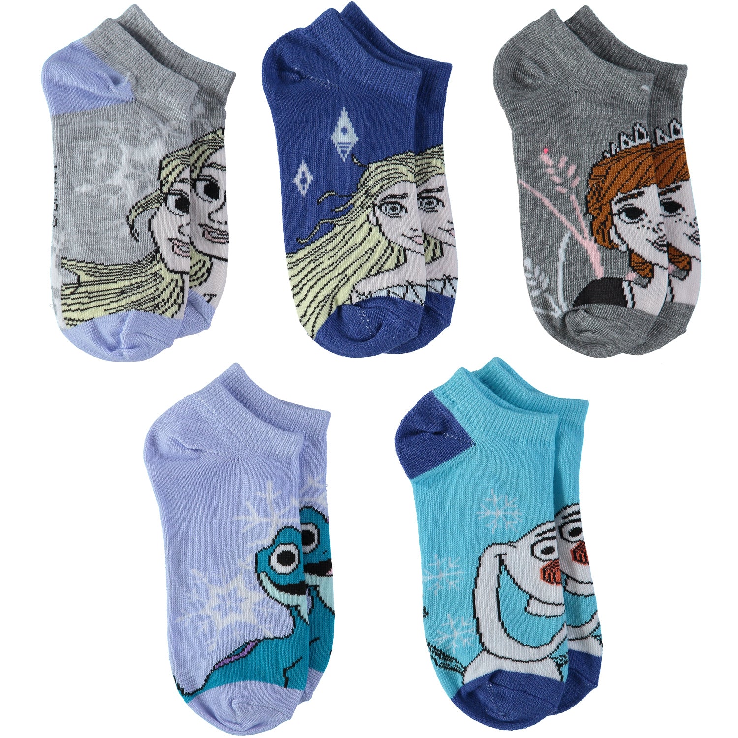 Disney Girls 4-6X 5-Pack Socks