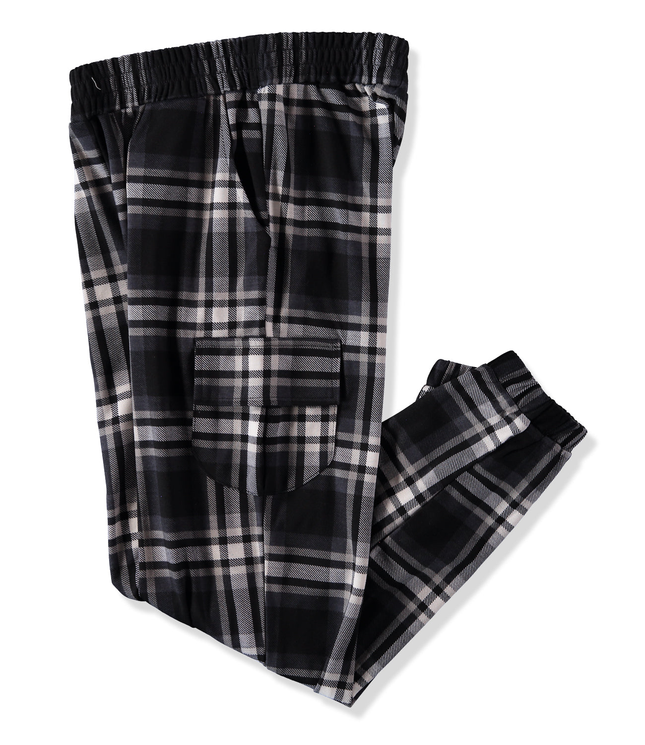 Jolie & Joy Girls 7-16 Cargo Plaid Jogger Pants