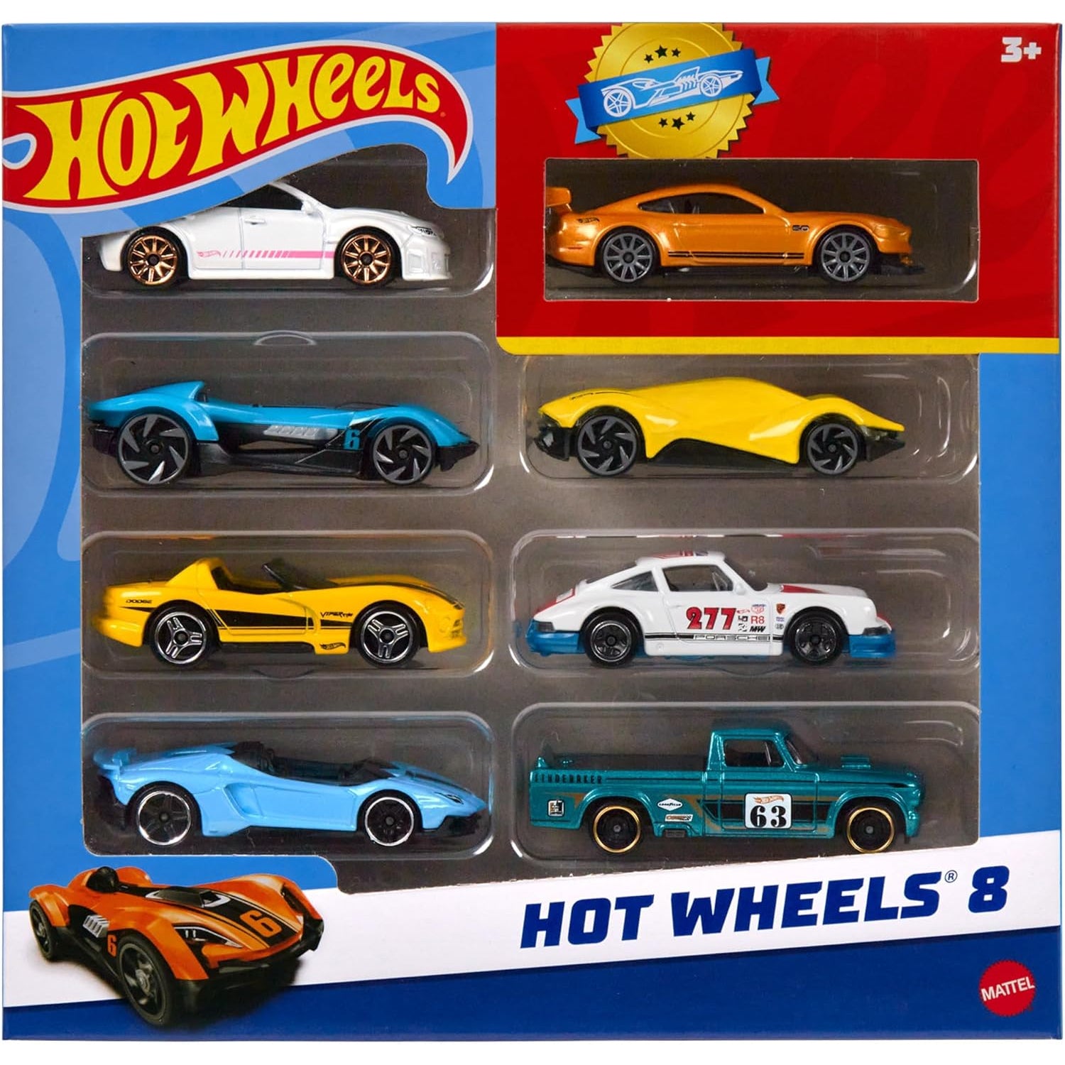 Mattel Hot Wheels 8 Pack Die Cast Cars