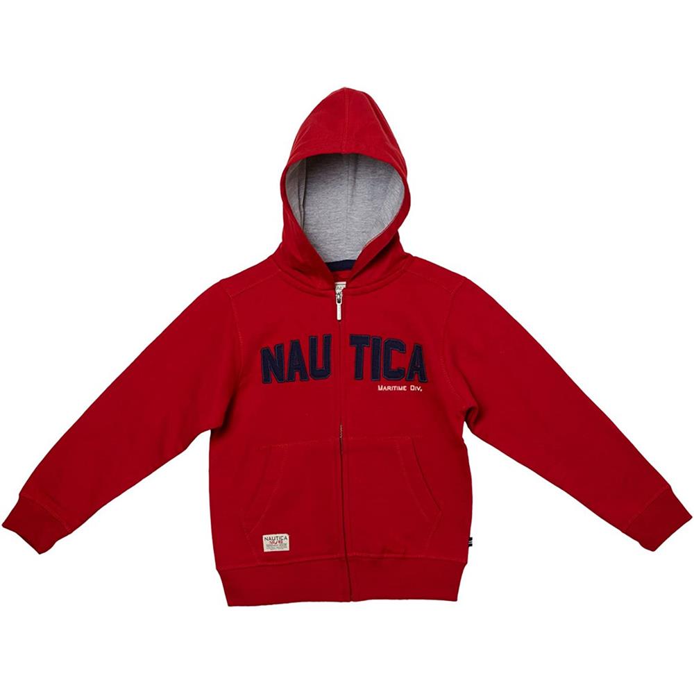 Nautica Boys 4-7X Logo Fleece Sweatshirt