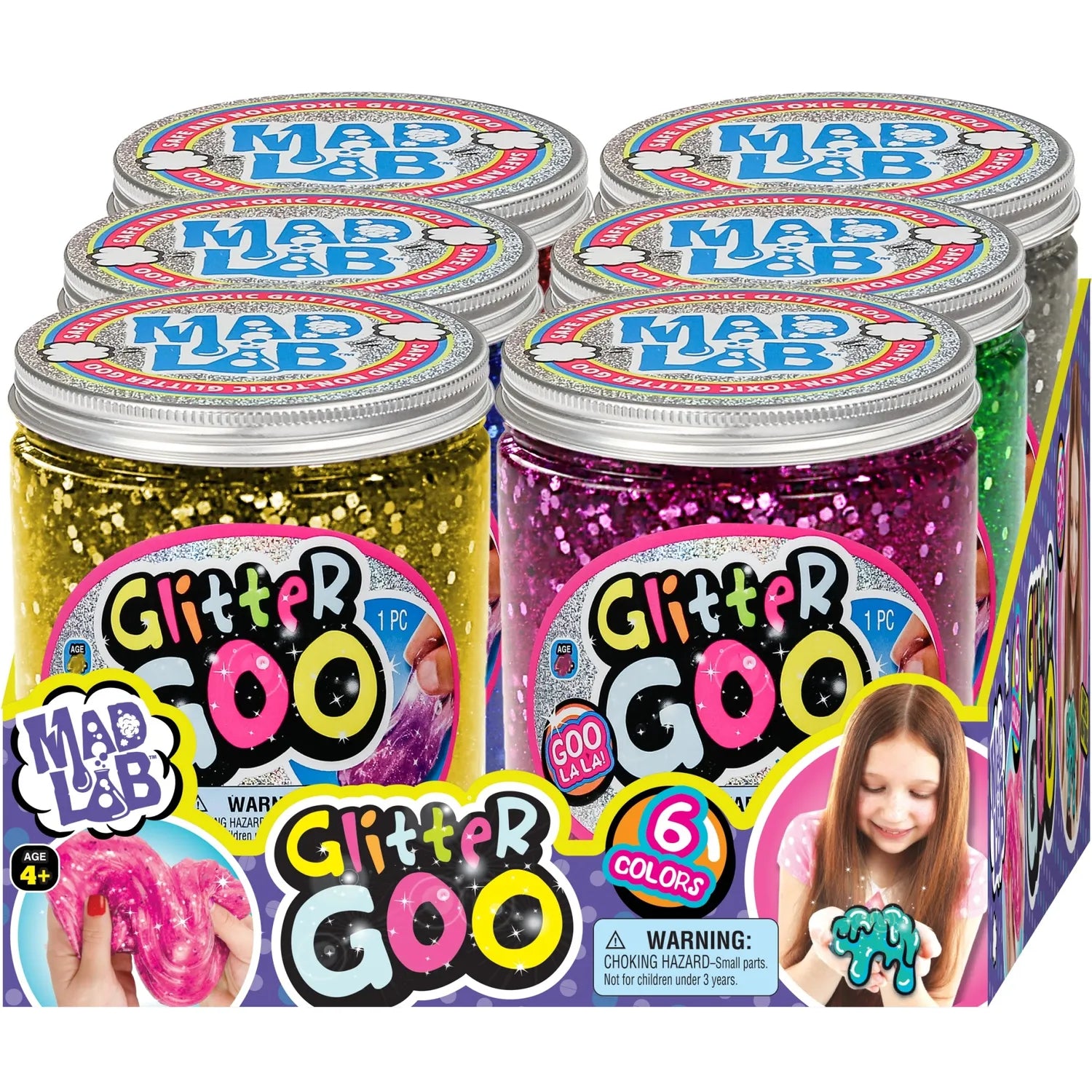 Ja-Ru 16oz Glitter Goo - Colors May Vary