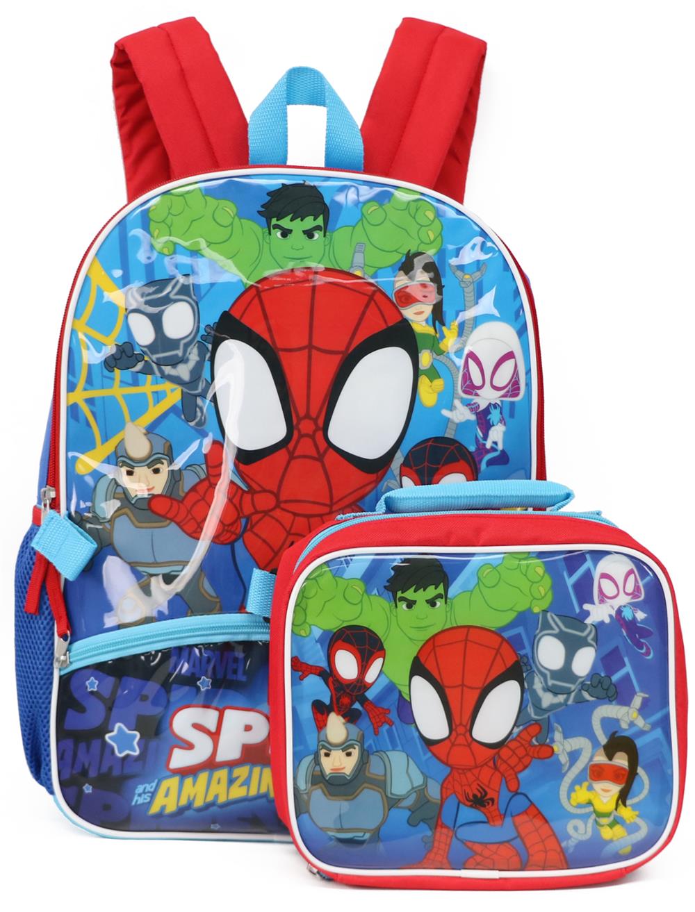 Marvel Full Size Spidey Backpack Lunchbox Set