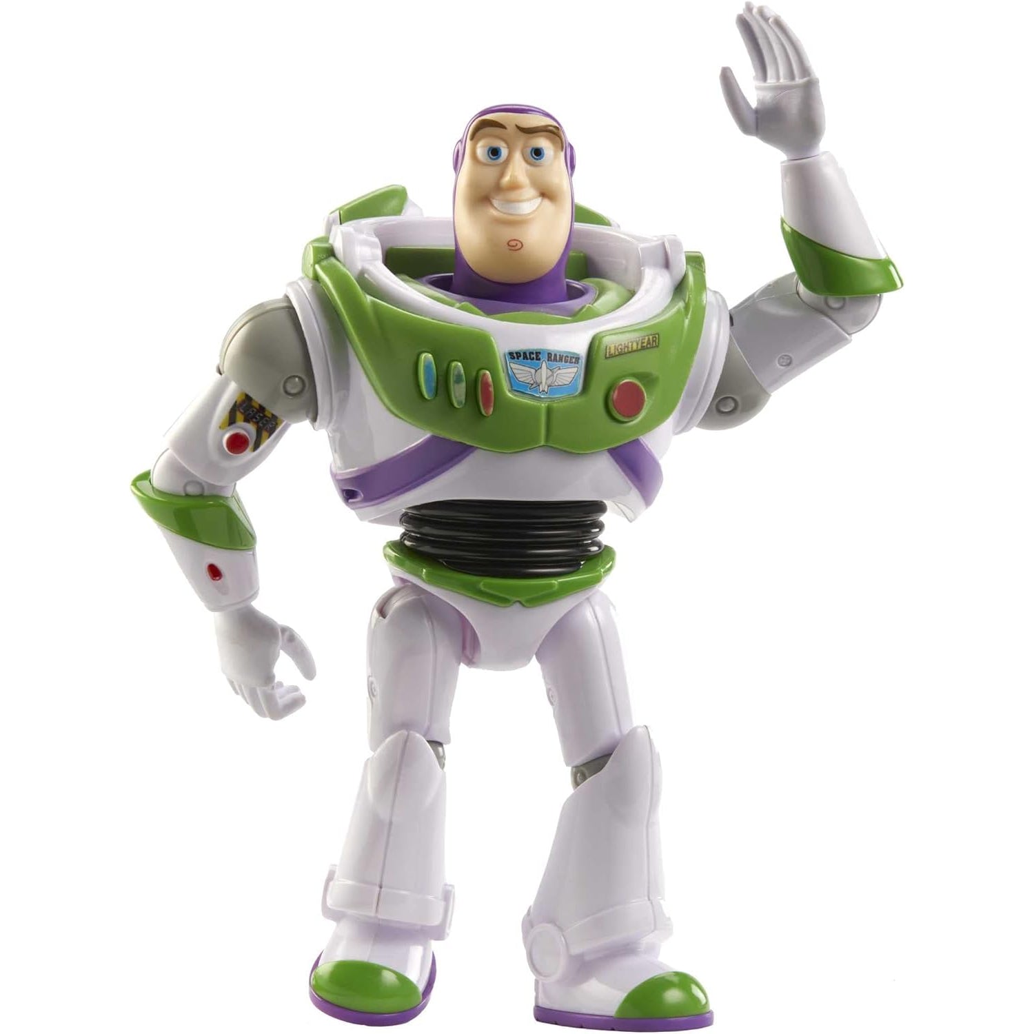 Mattel Disney Pixar Toy Story Action Figure, Posable Buzz Lightyear in Signature Spacesuit Look, Collectible Toy, 7-inch