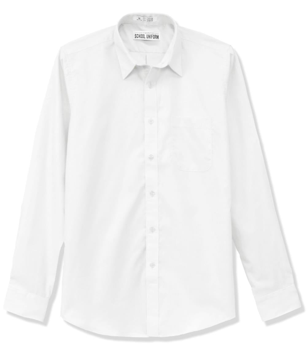 Galaxy Boys 4-20 Long Sleeve Button Down Dress Shirt (Regular and Husky)