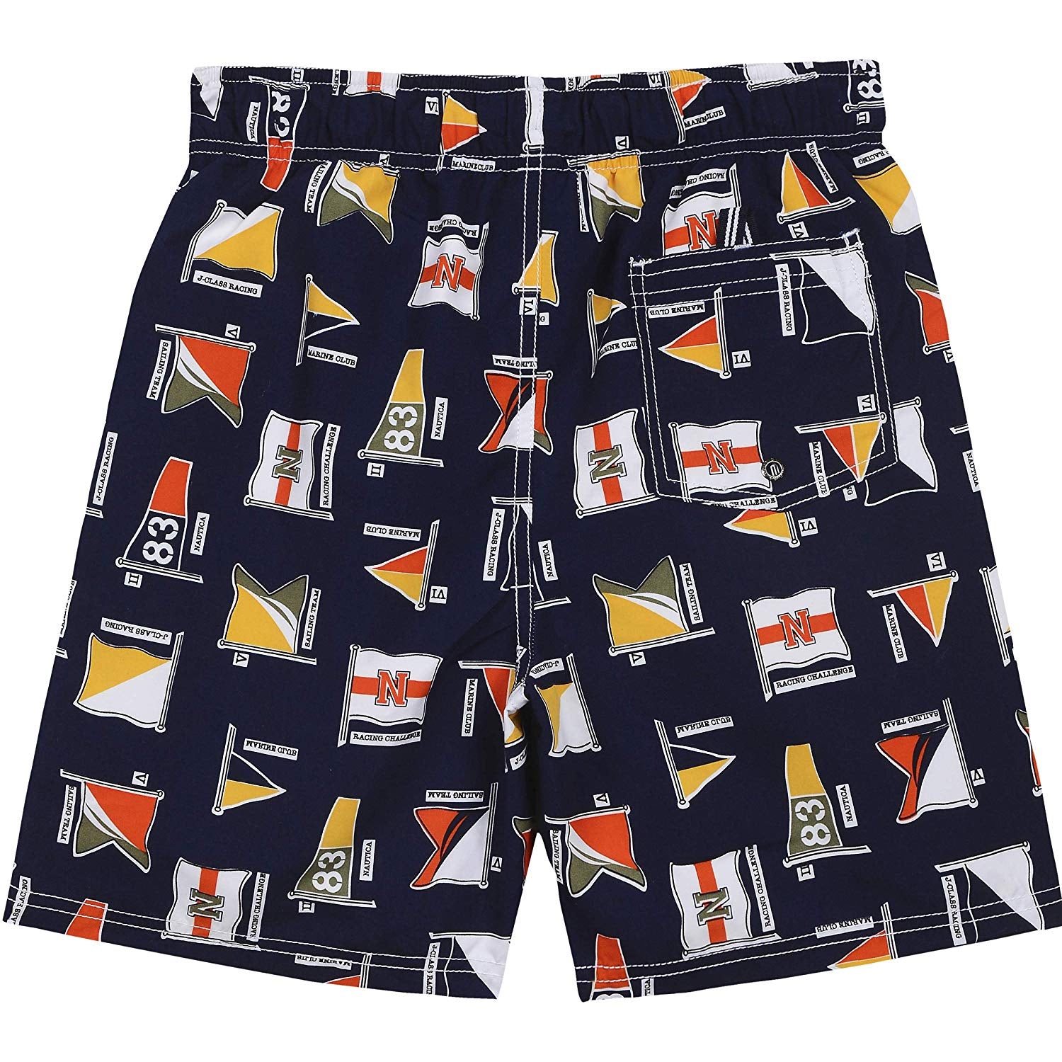 Nautica Boys 8-20 Flag Swim Trunk