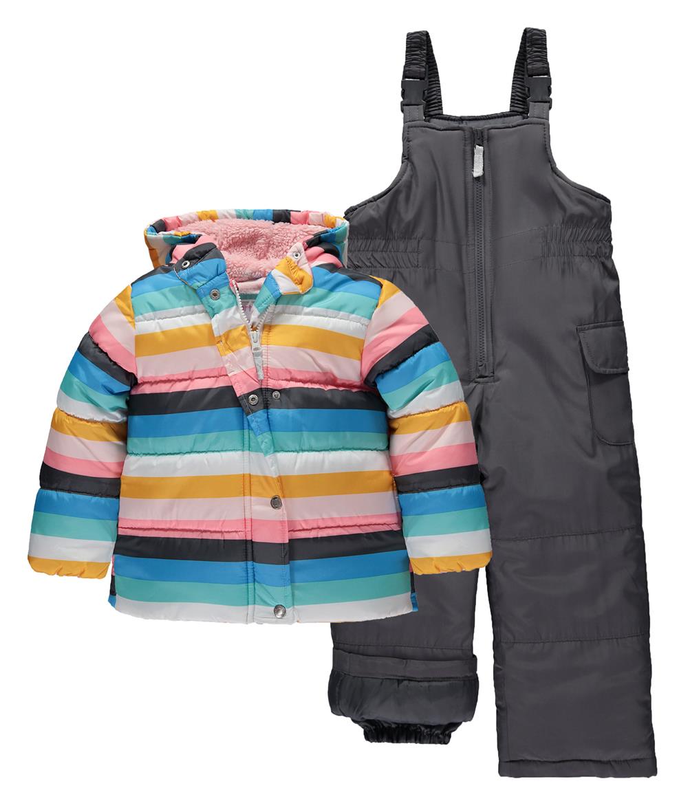 Carters Girls 4-6X Printed 2-Piece Snowsuit