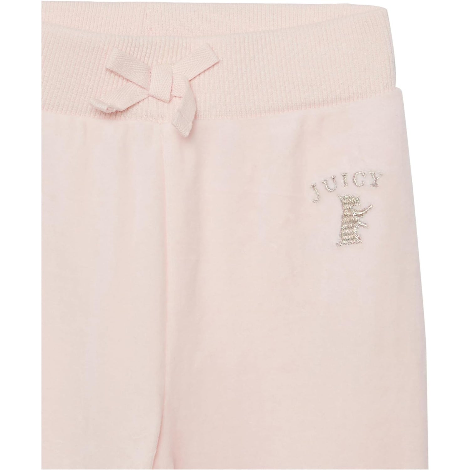 Juicy Couture Girls 12-24 Months Velour Zip Front Jogger Set