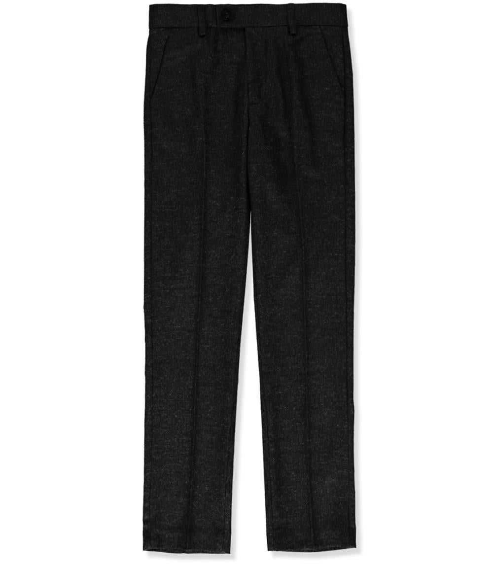 Leo & Zachary Boys 8-16 Adjustable Waist Slim Fit Fashion Wool Dress Pant