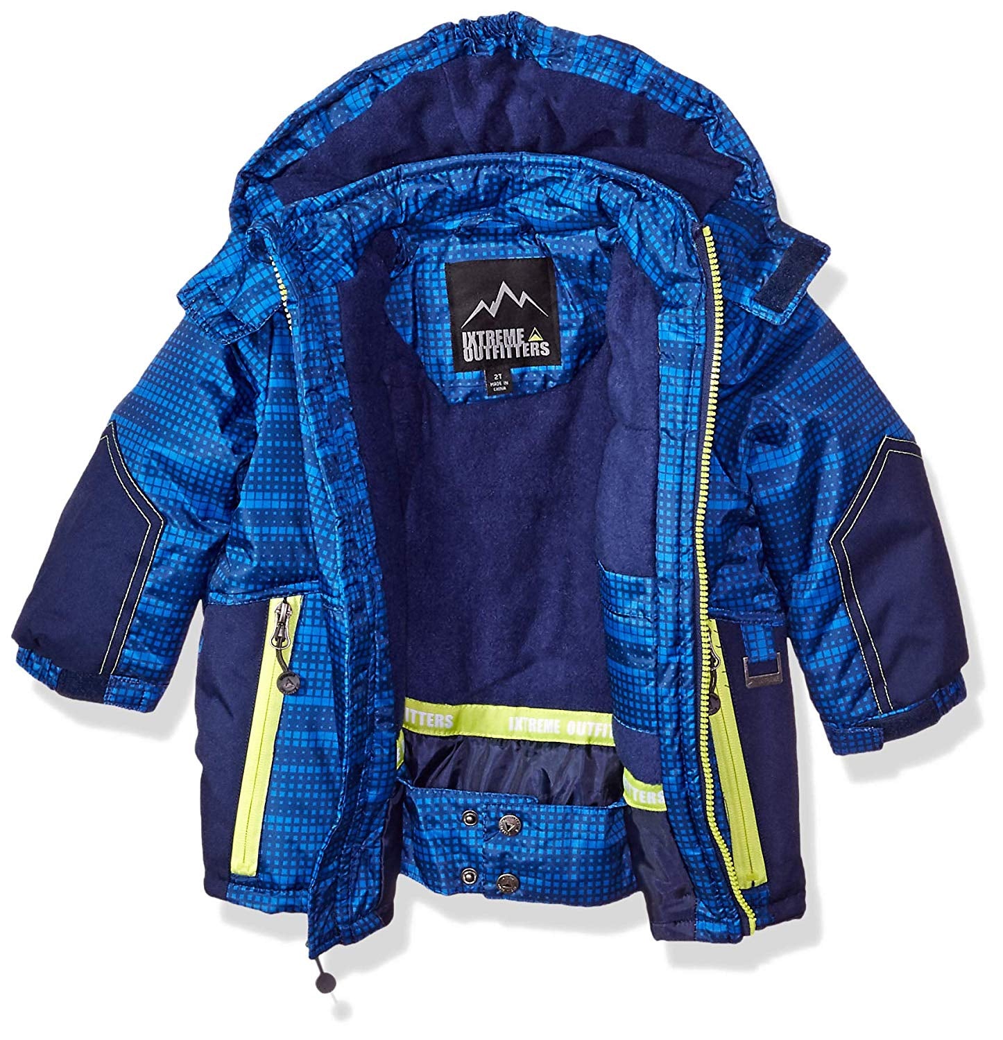 iXtreme Boys 2T-4T Tonal Print Snowsuit with Gaiter