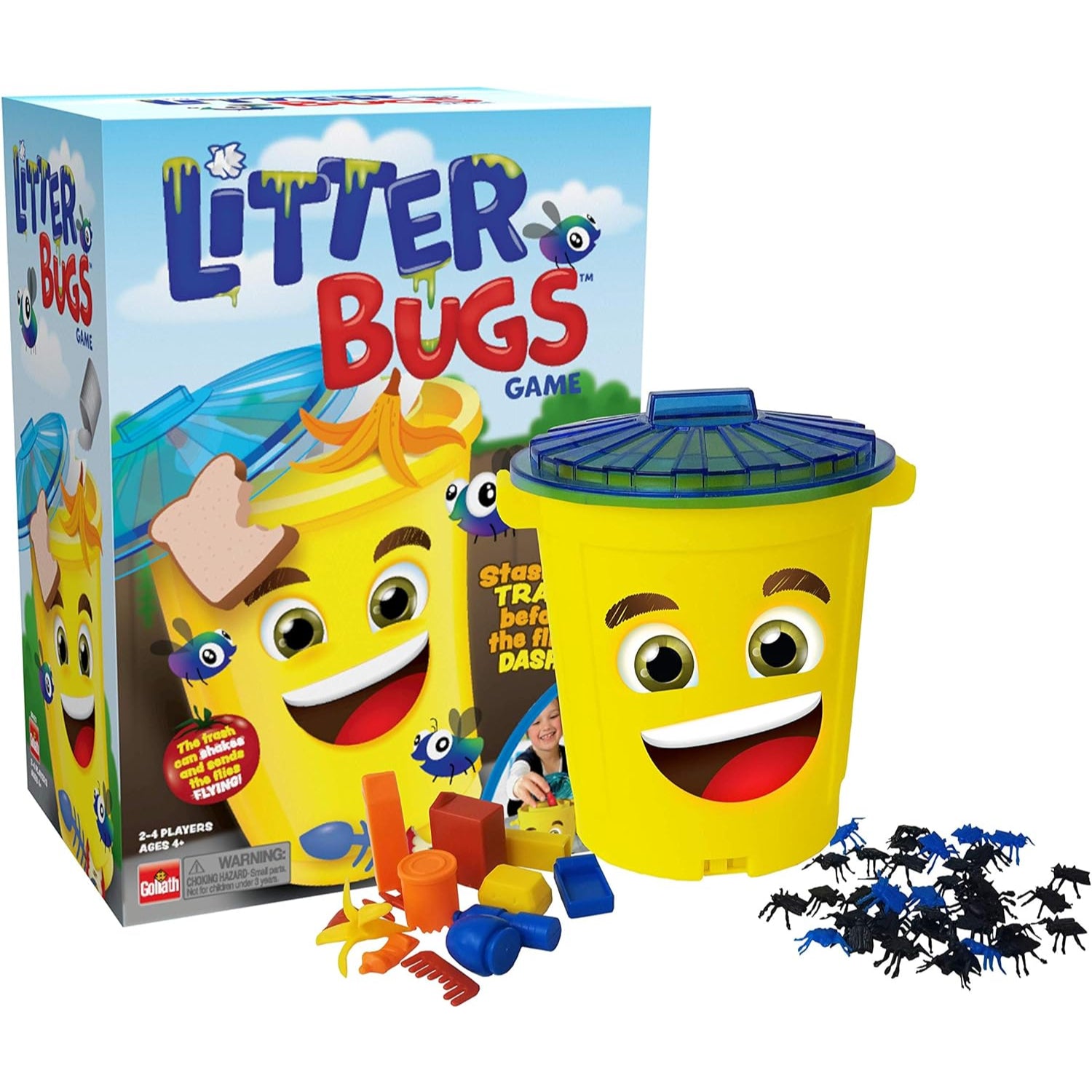 Goliath Litter Bugs Game - The Stash The Trash Before The Flies Dash