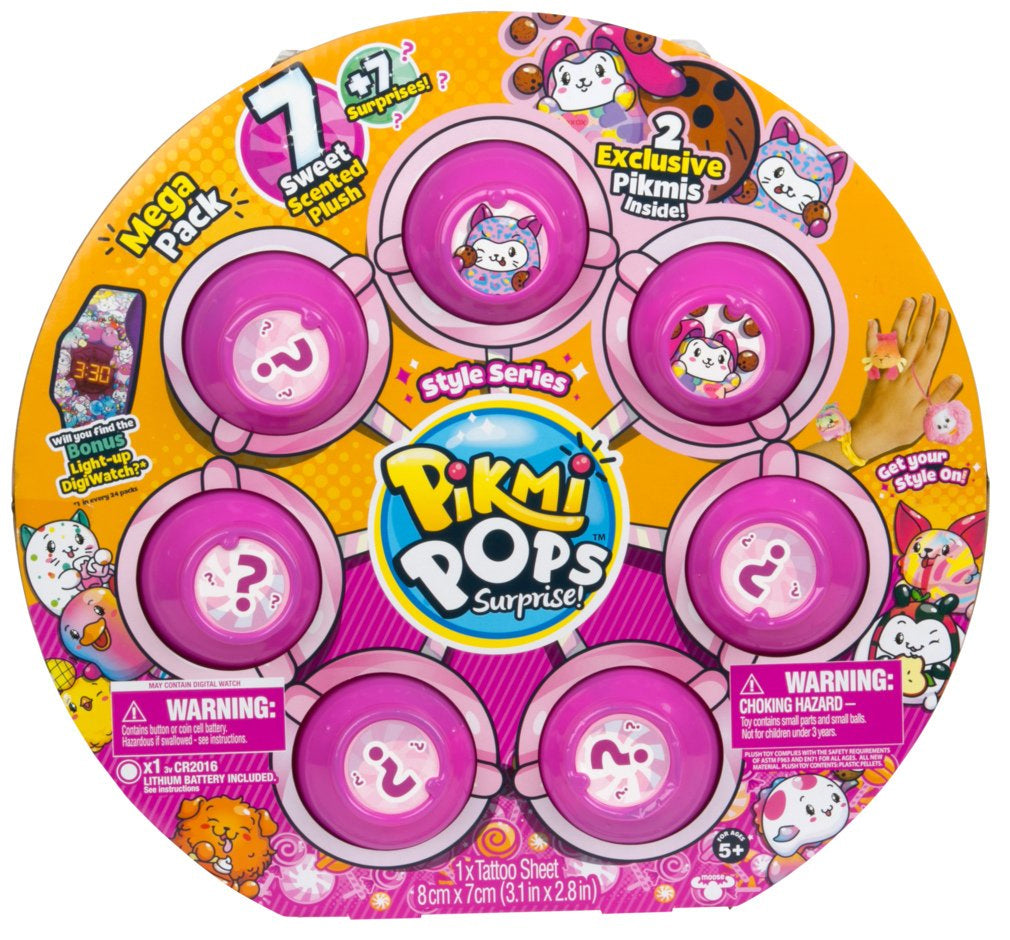 Pikmi Pops Style Mega Pack - 7 Sweet Scented Plush