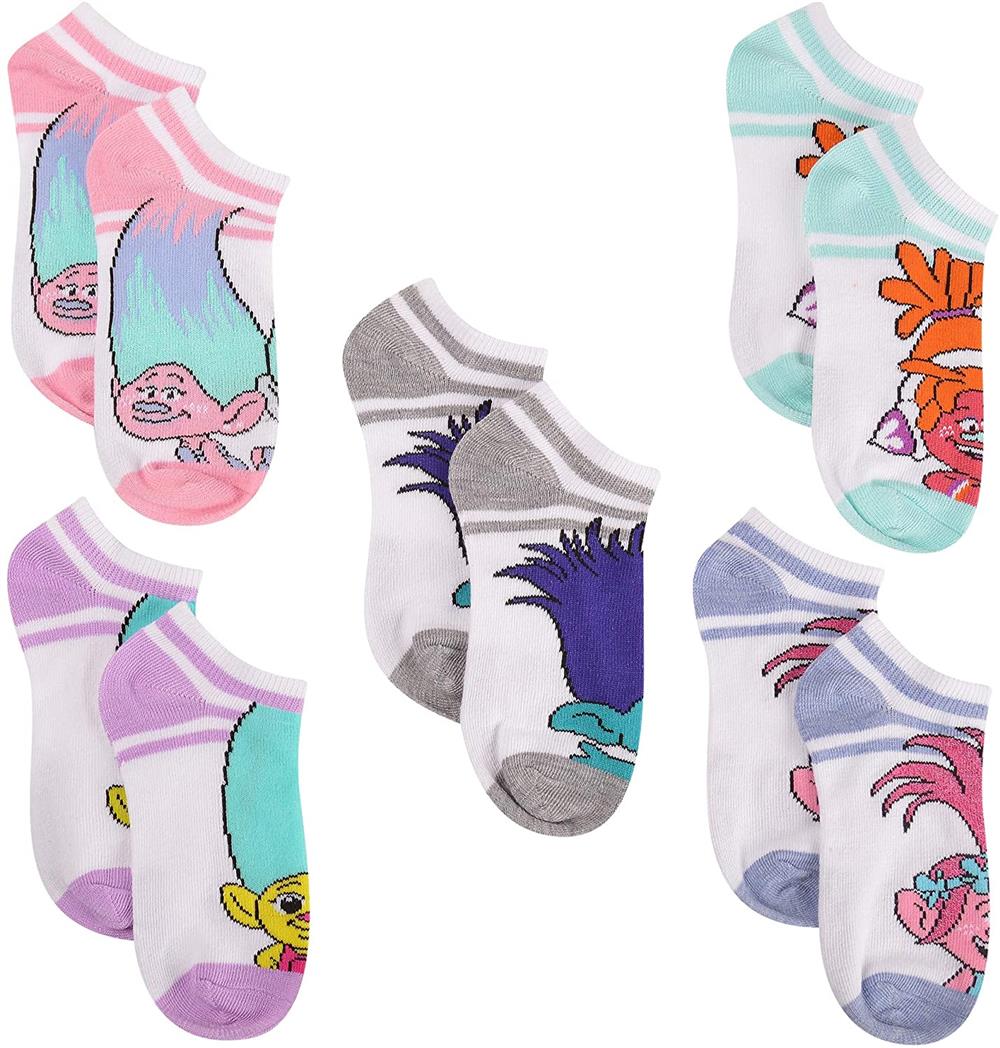 Disney Girls 4-6X 5-Pack Socks