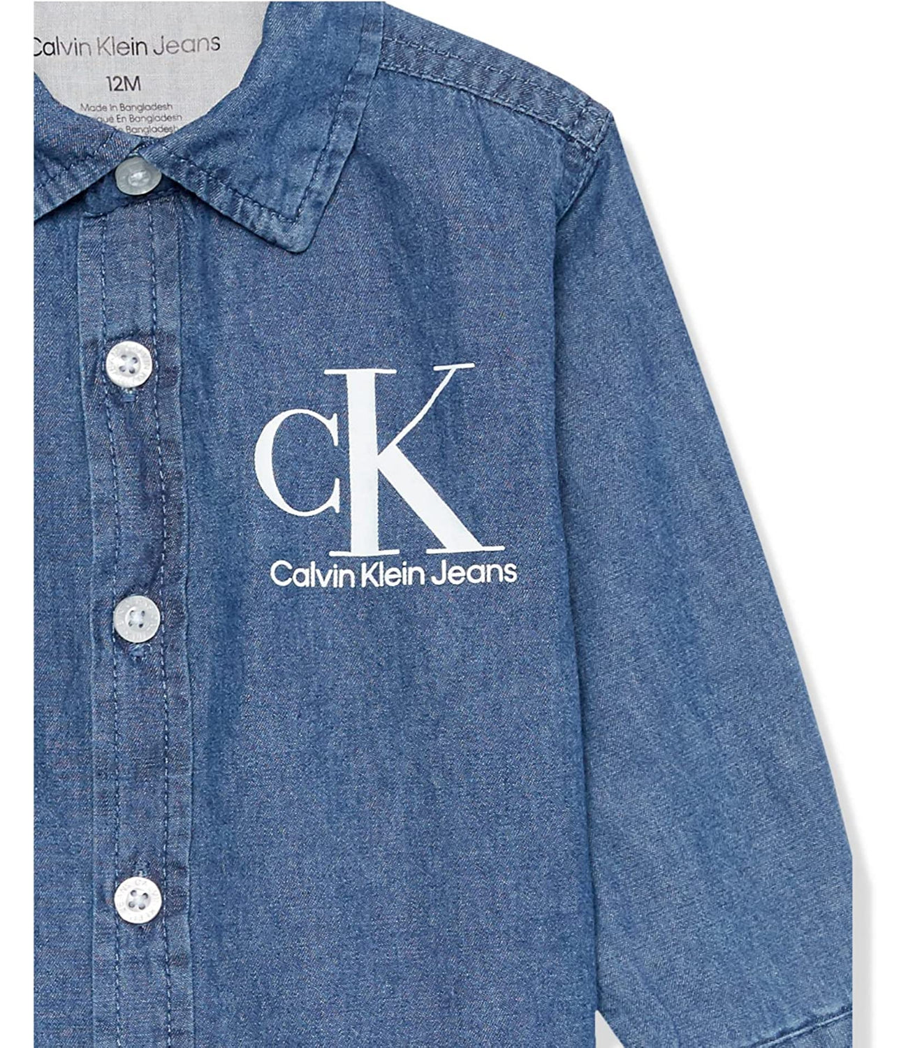 Calvin Klein Boys 12-24 Months Denim Top and Pant Set