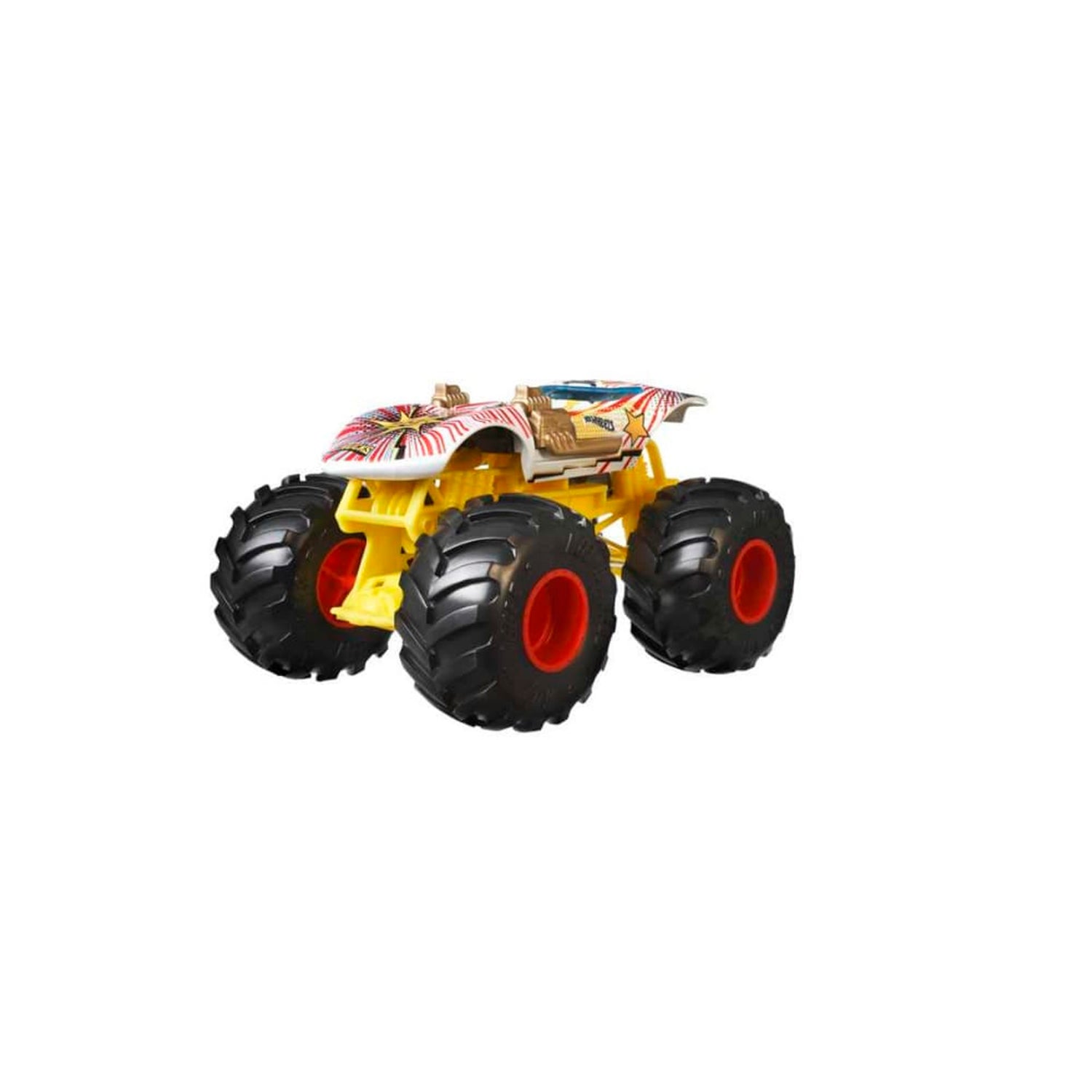 Mattel Hot Wheels Monster Trucks, Oversized Monster Truck, 1:24 Scale Die-Cast Toy Truck