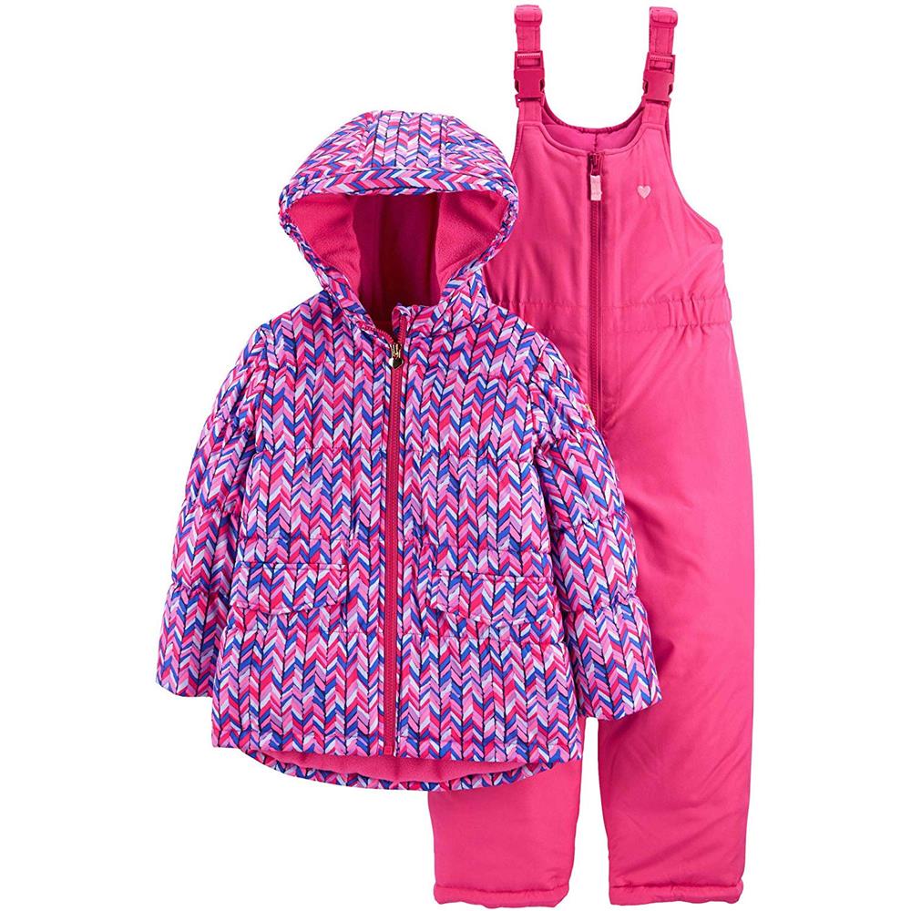 Osh Kosh Girls Fleece Lined 2-Piece Snowsuit