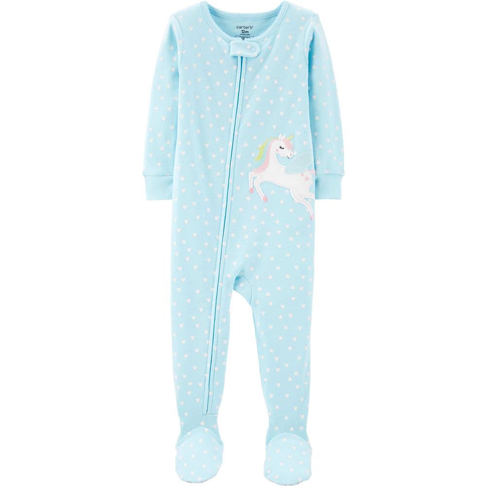 Carters Girls 12-24 Months Unicorn Cotton Sleeper